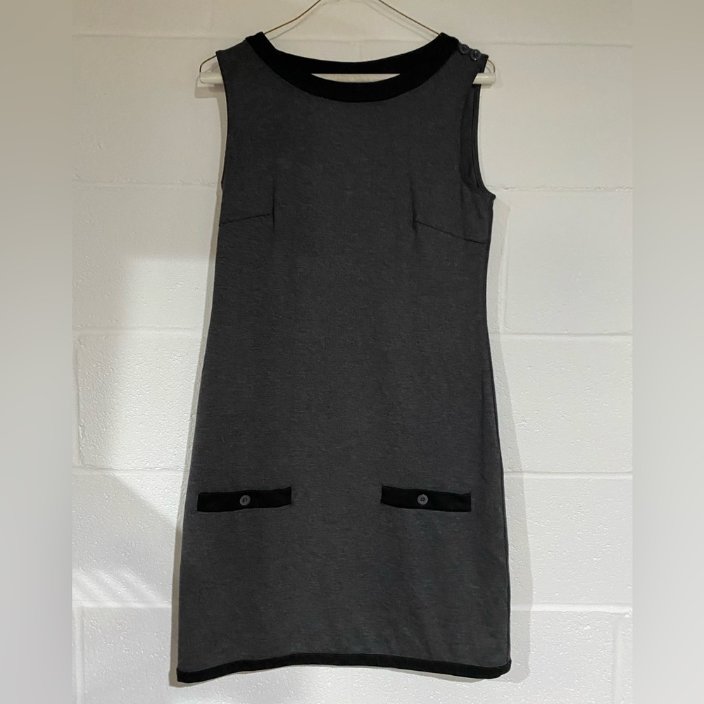 C2 studio small grey and black dress